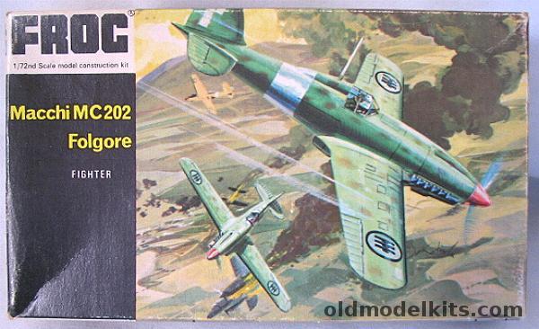 Frog 1/72 MC 202 Folgore, F158 plastic model kit